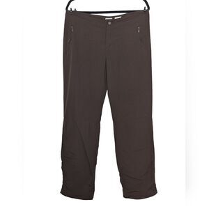 Columbia Titanium Hiking Straight Leg Adjustable Hem Pants Brown 8‎